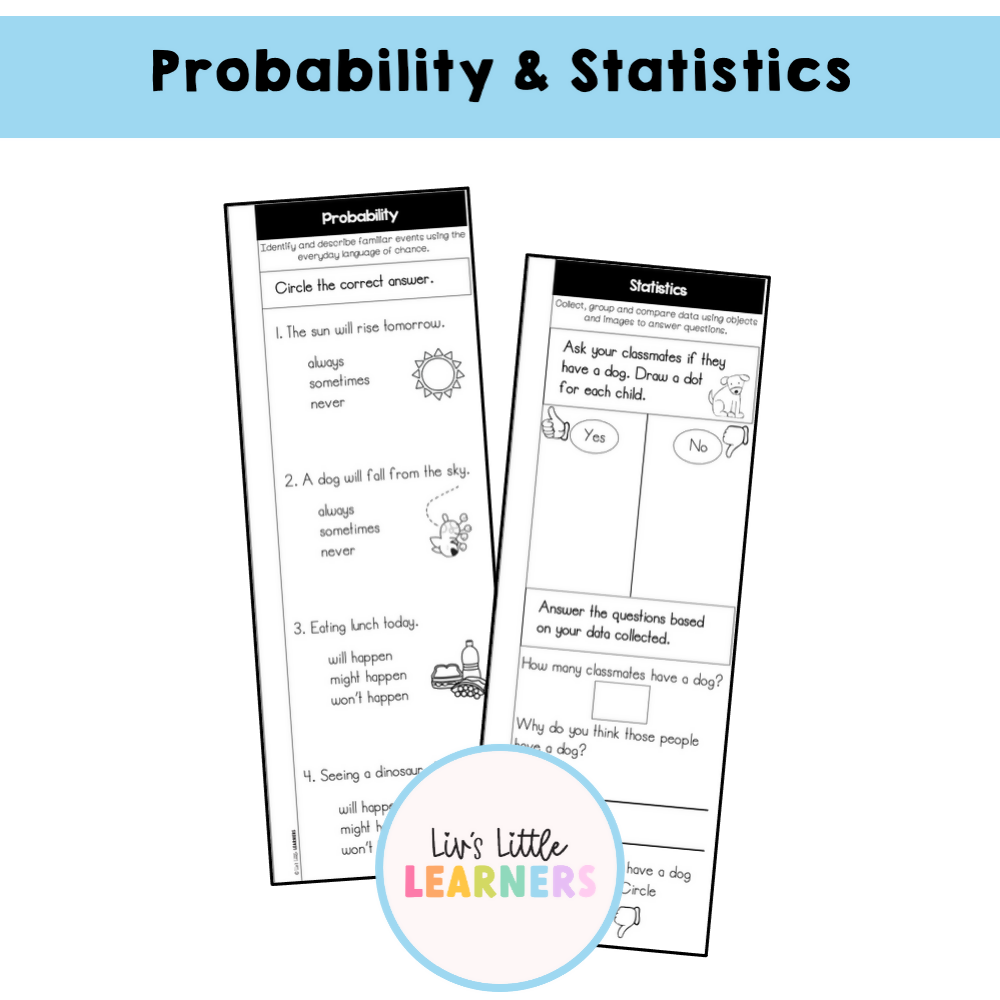 WA Pre-Primary Maths Assessment Booklet | Foundation | V9 WA Curriculum Aligned