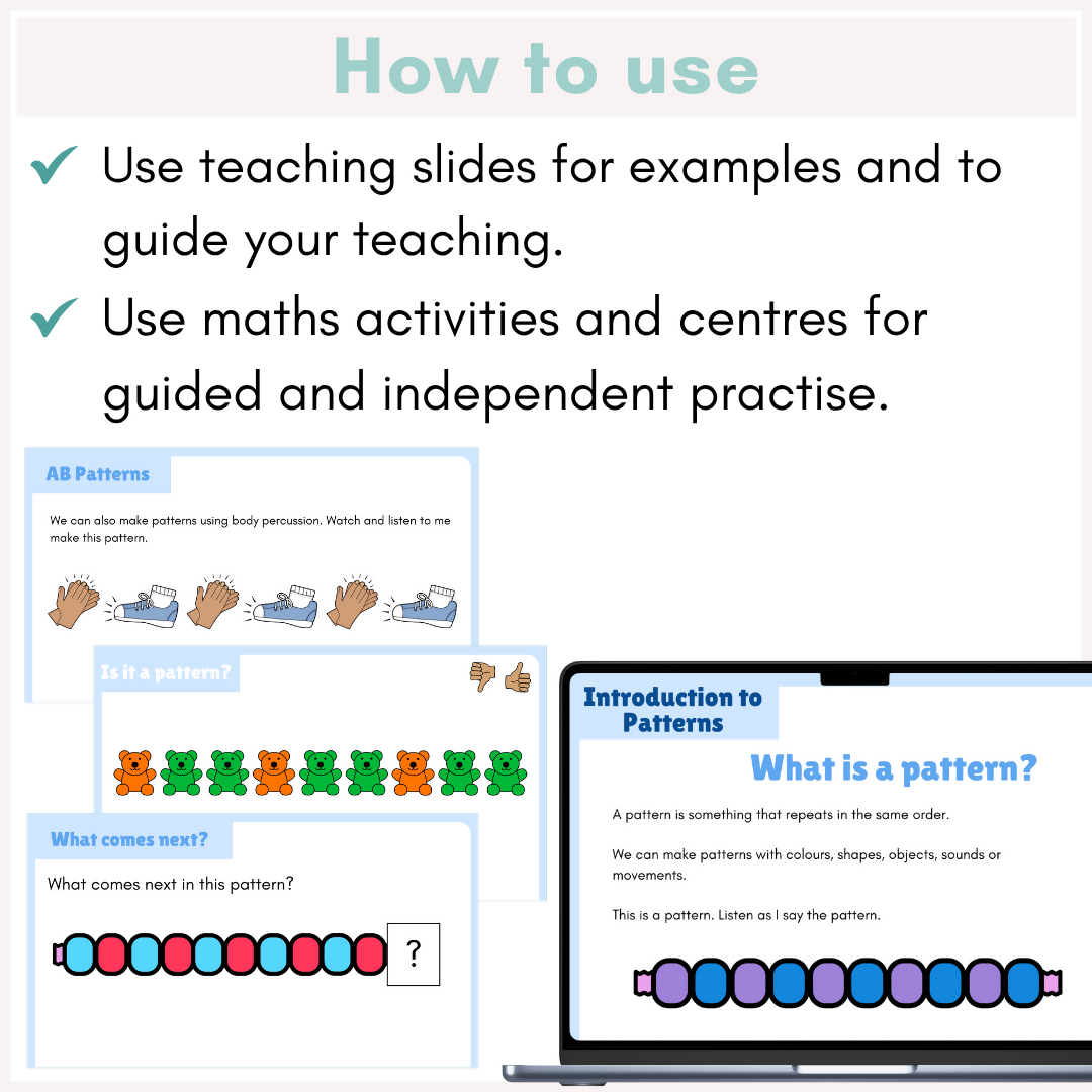 Repeating Patterns Hands-On Activities Foundation