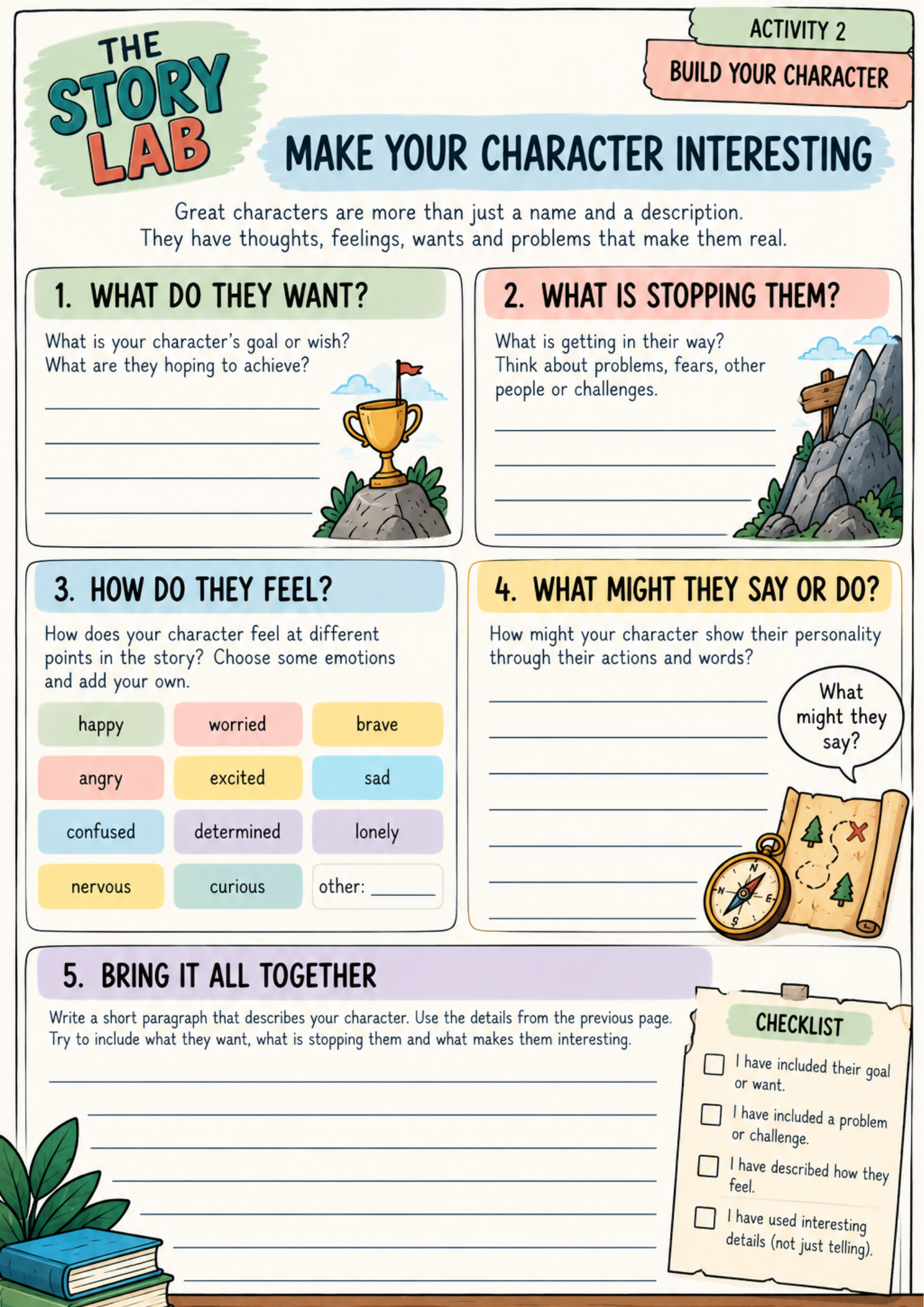 Narrative Writing Activities | Story Builder & Writing Skills | Grades 3–6
