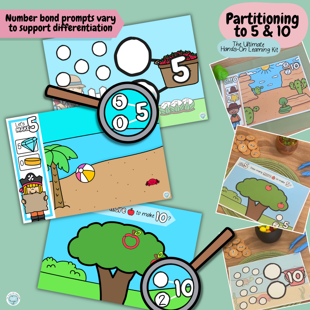 The Ultimate Hands On Partitioning Kit | Fine Motor Embedded