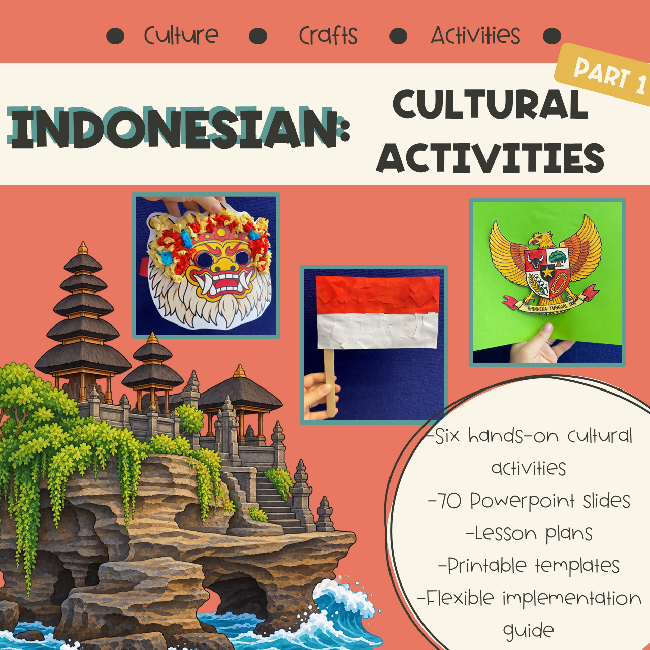 Indonesian Culture Activities & Crafts | Indonesia Day Lessons & PowerPoint