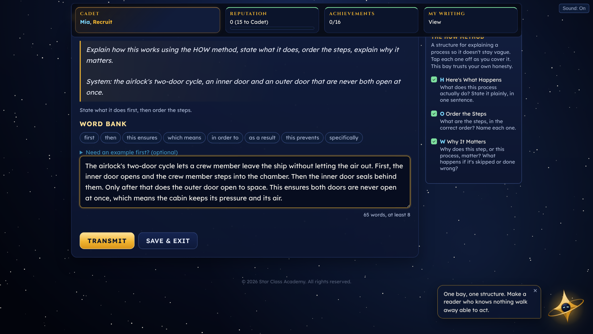 Wings: Informative & Explanatory Writing, Student Game Edition (Years 7 to 9)