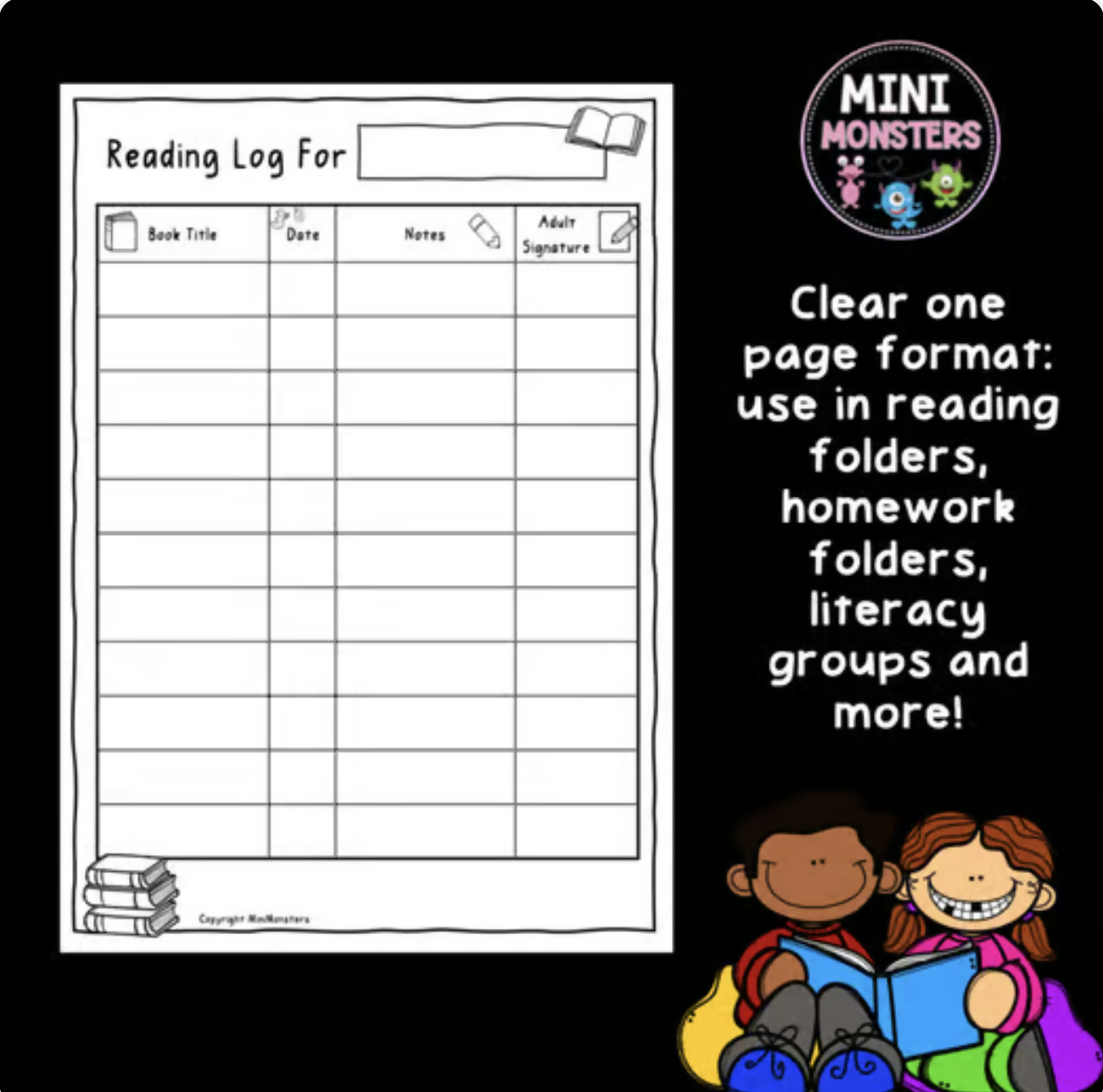 FREE Reading Log Printables | Homework, Reading Groups | Primary School