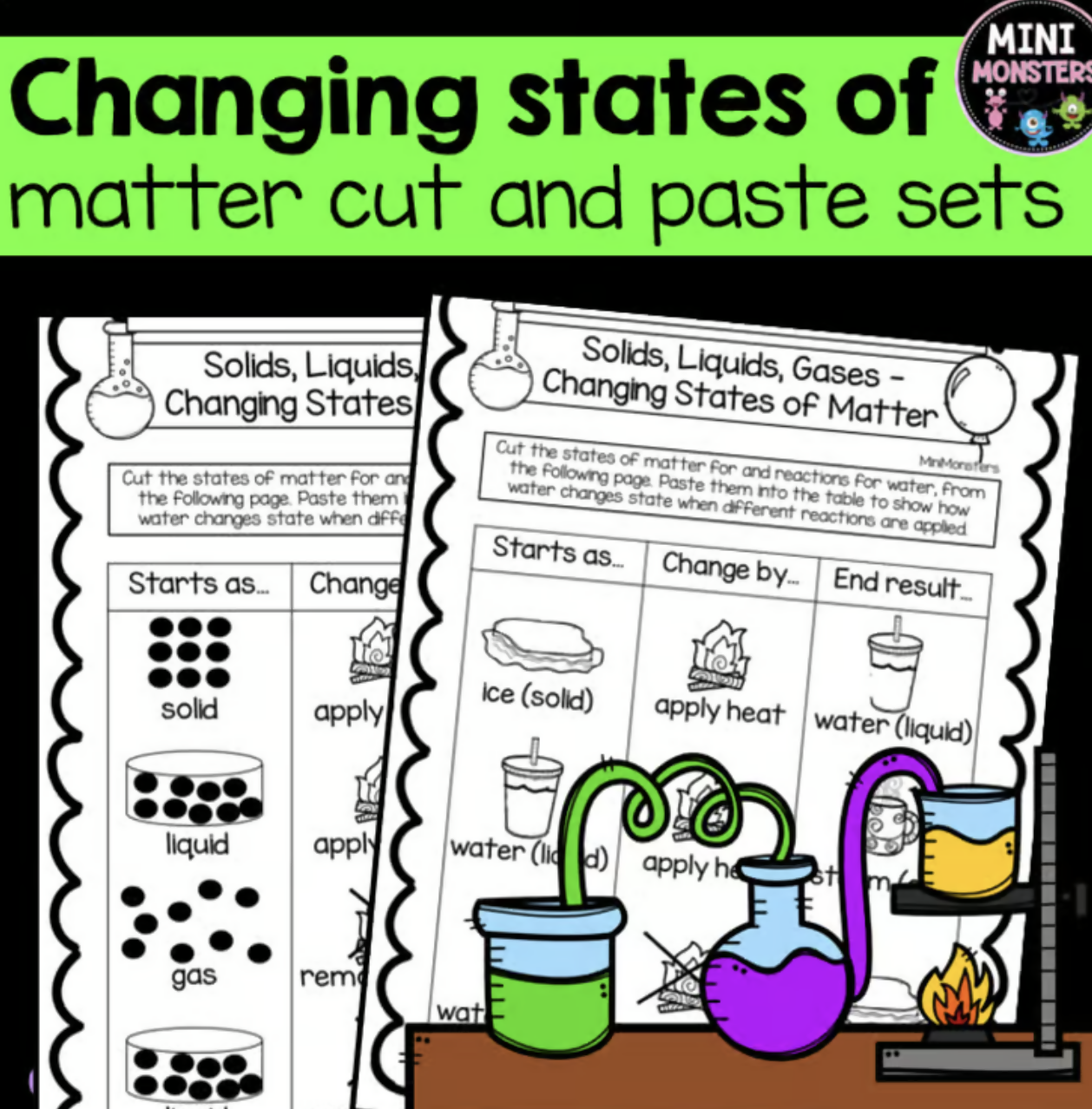 Changing States of Matter | Science Worksheets | Year 3, 4 and 5 | Australian Curriculum