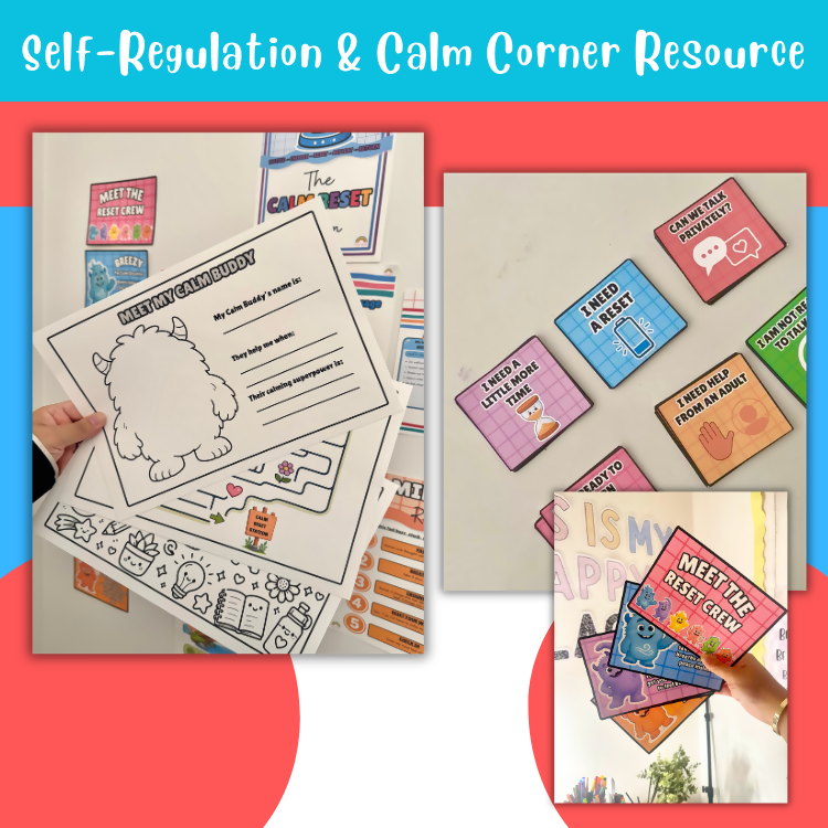 Calm Reset Station | Self-Regulation & Calm Corner Resource | SEL & Wellbeing