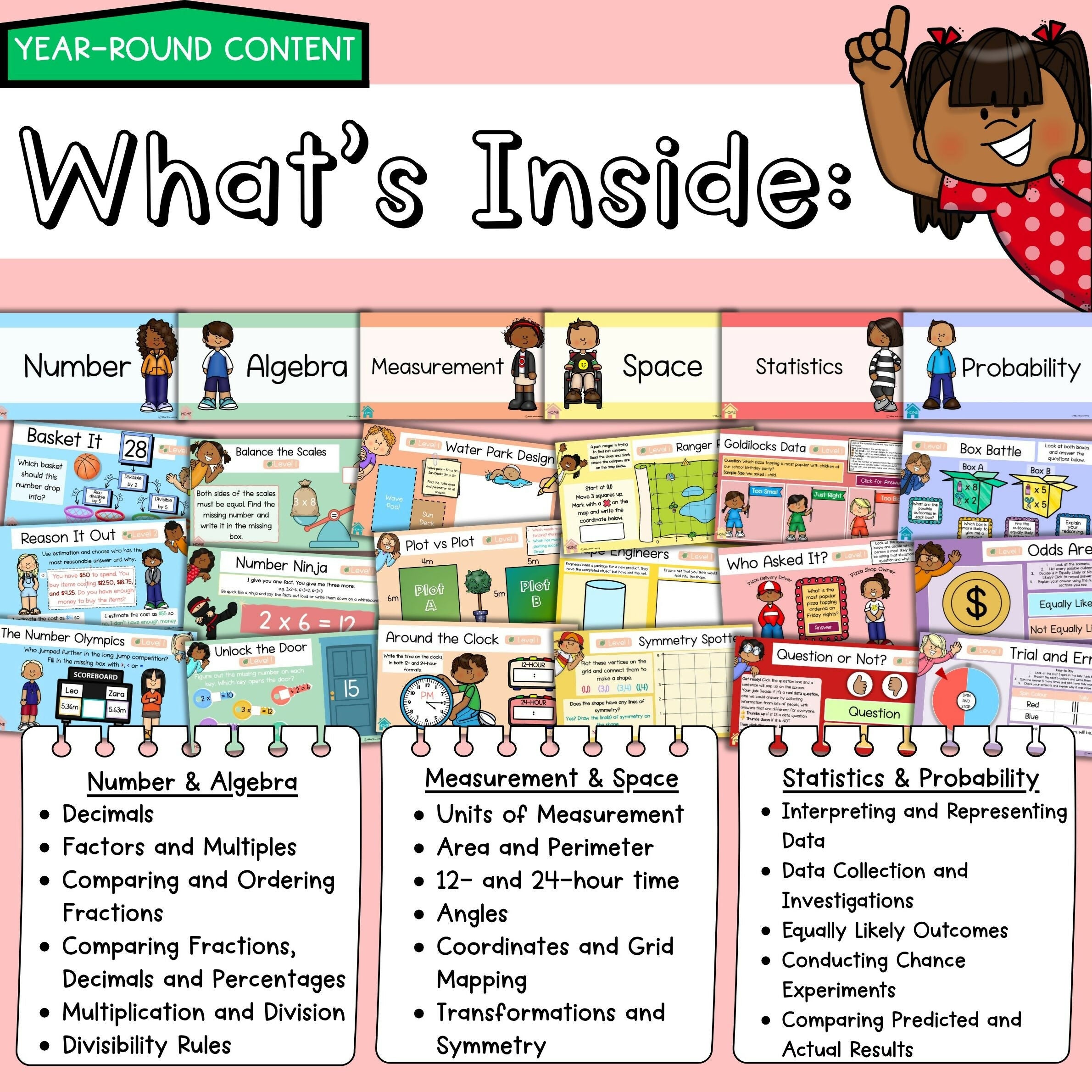 Year 5 Maths Warm Ups I All Content Strands I Australian Curriculum V9