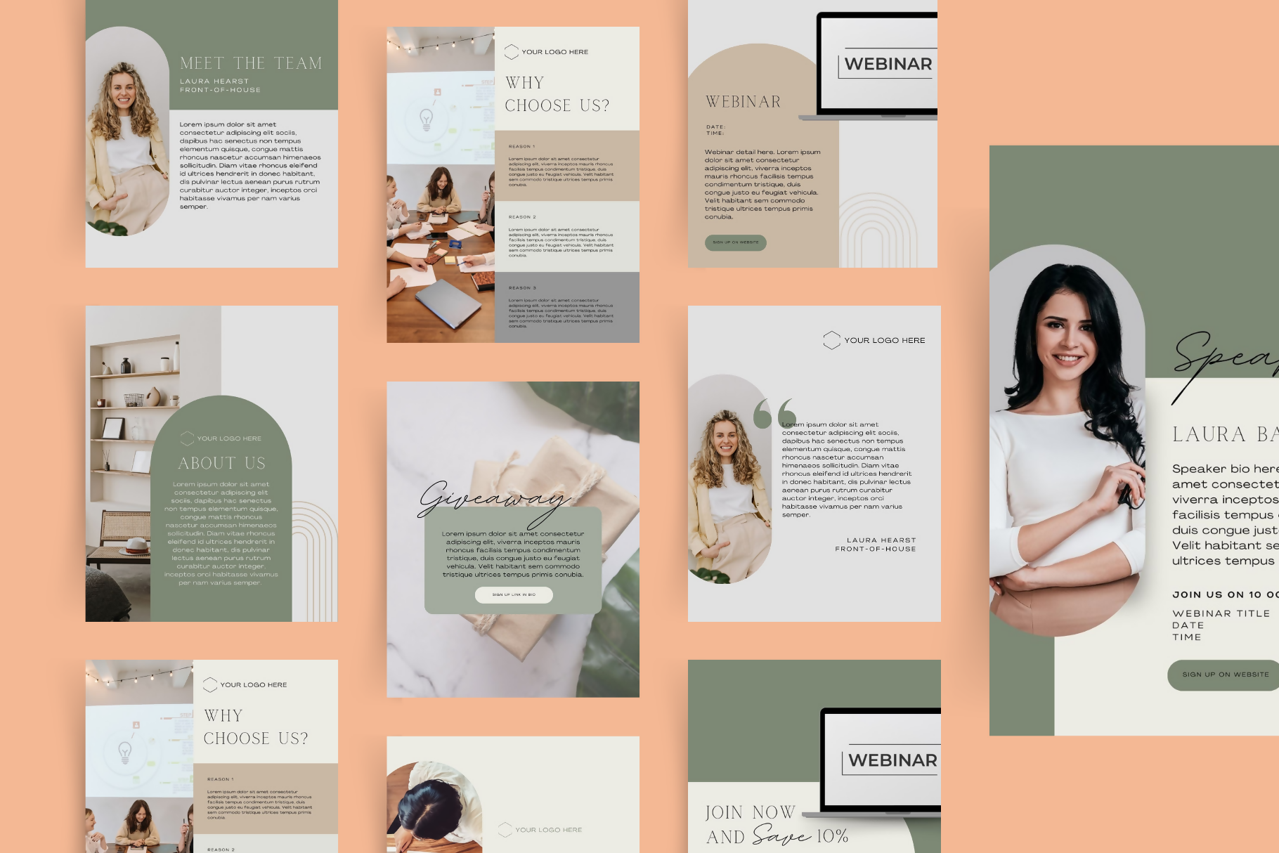 Social Media Template Bundle for Course Creator
