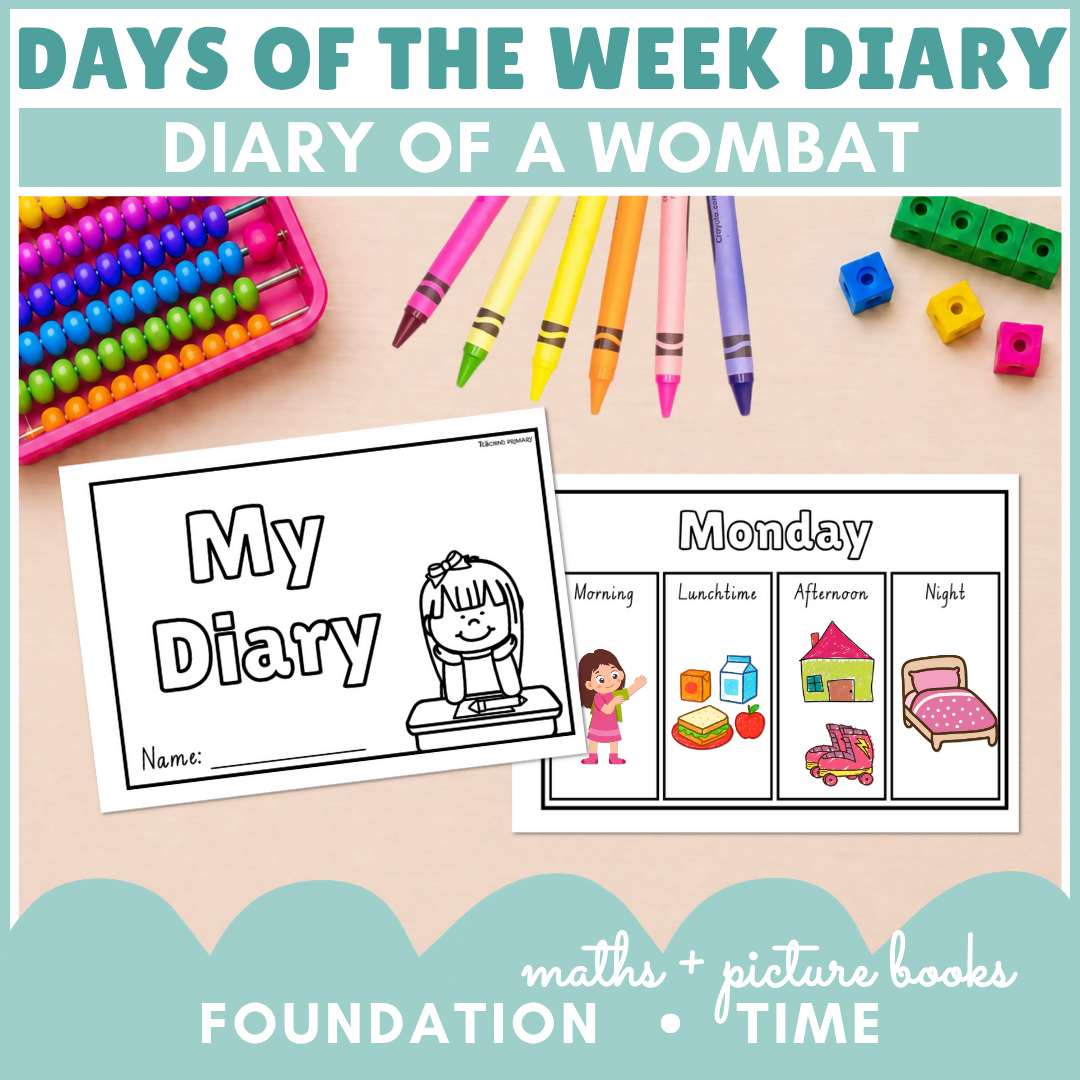 Diary of a Wombat Student Days of the Week Diary | Time | Foundation