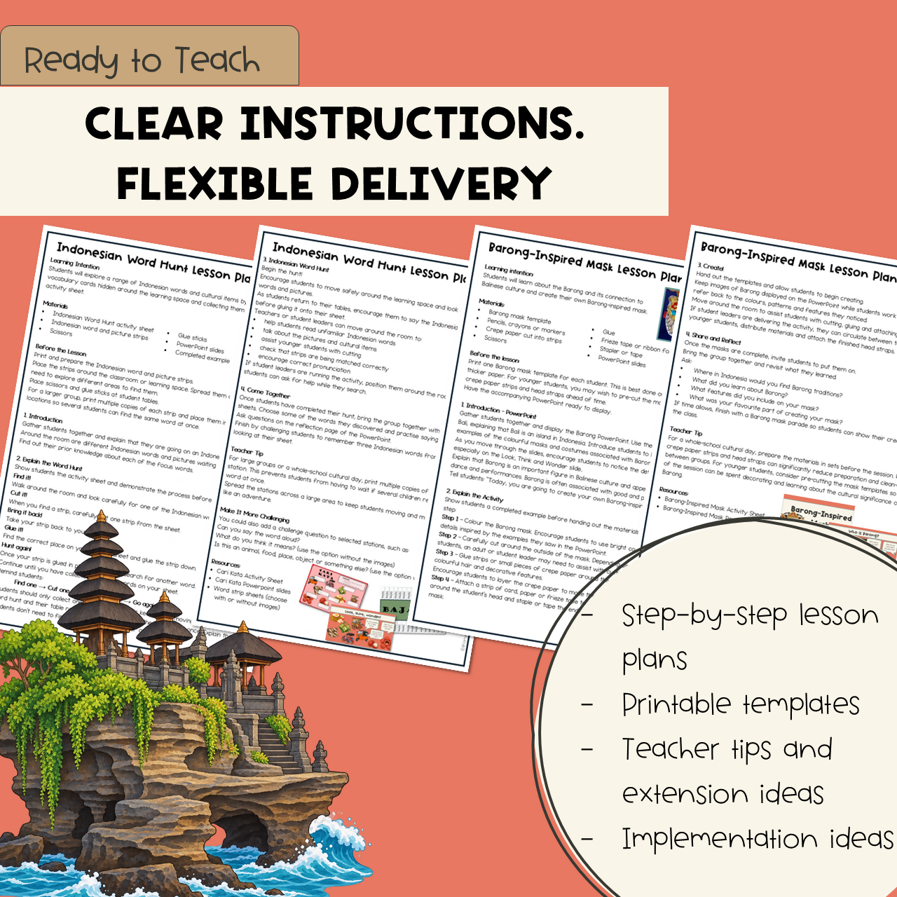 Indonesian Culture Activities & Crafts | Indonesia Day Lessons & PowerPoint