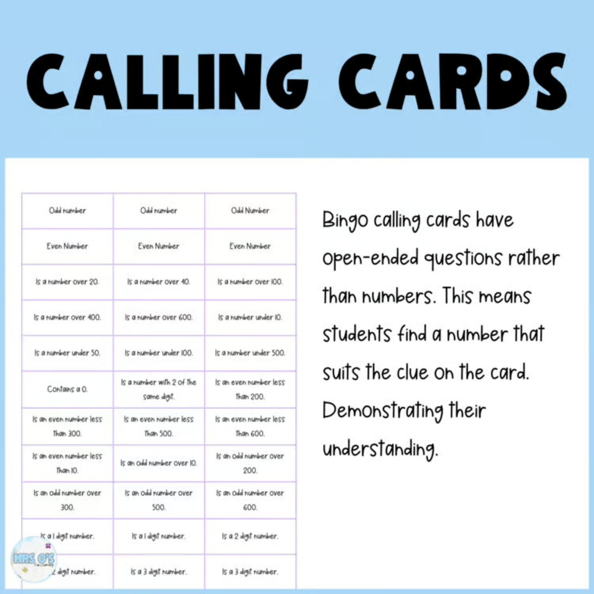 Place Value Bingo