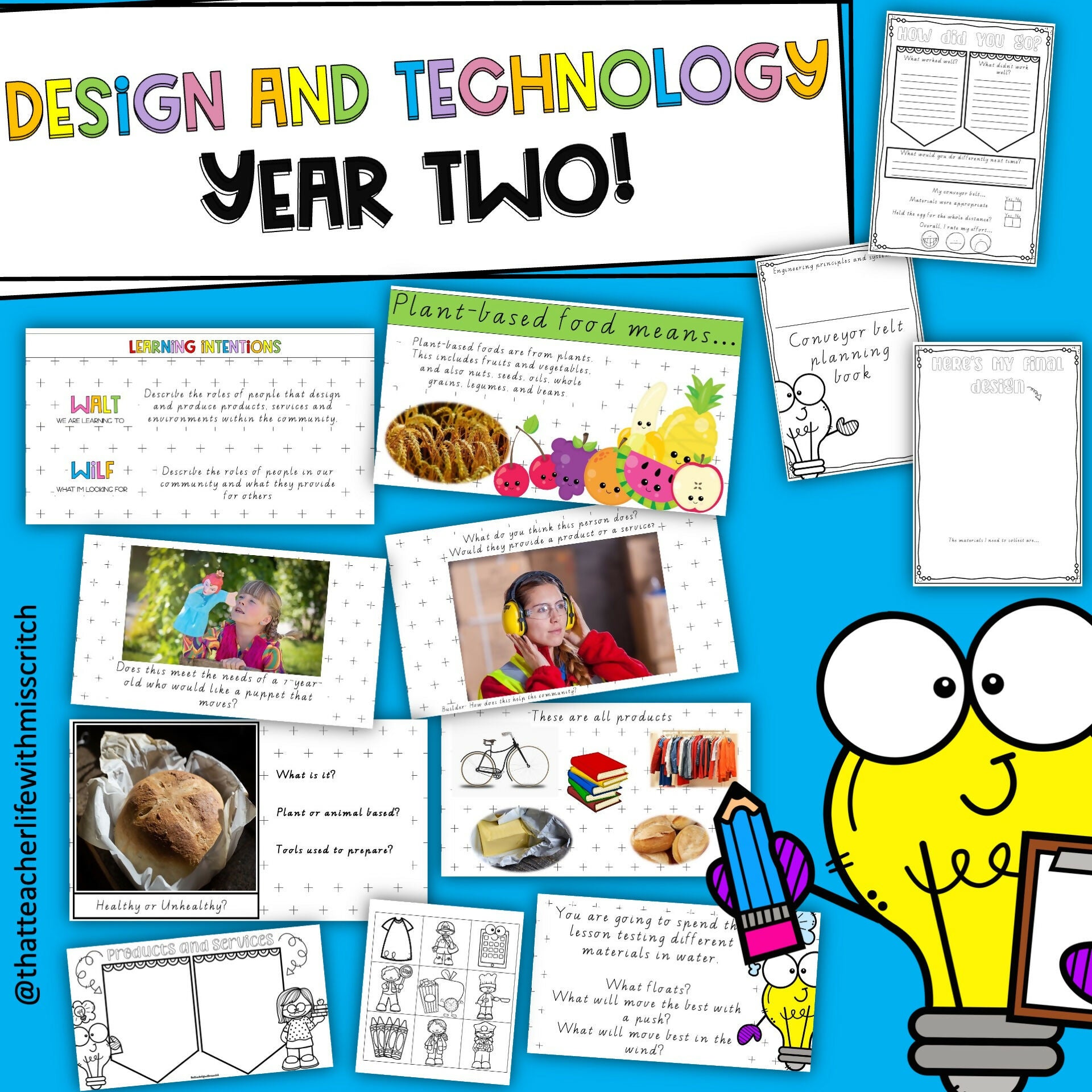 Design and Technology Year Two *Australian Curriculum Aligned*