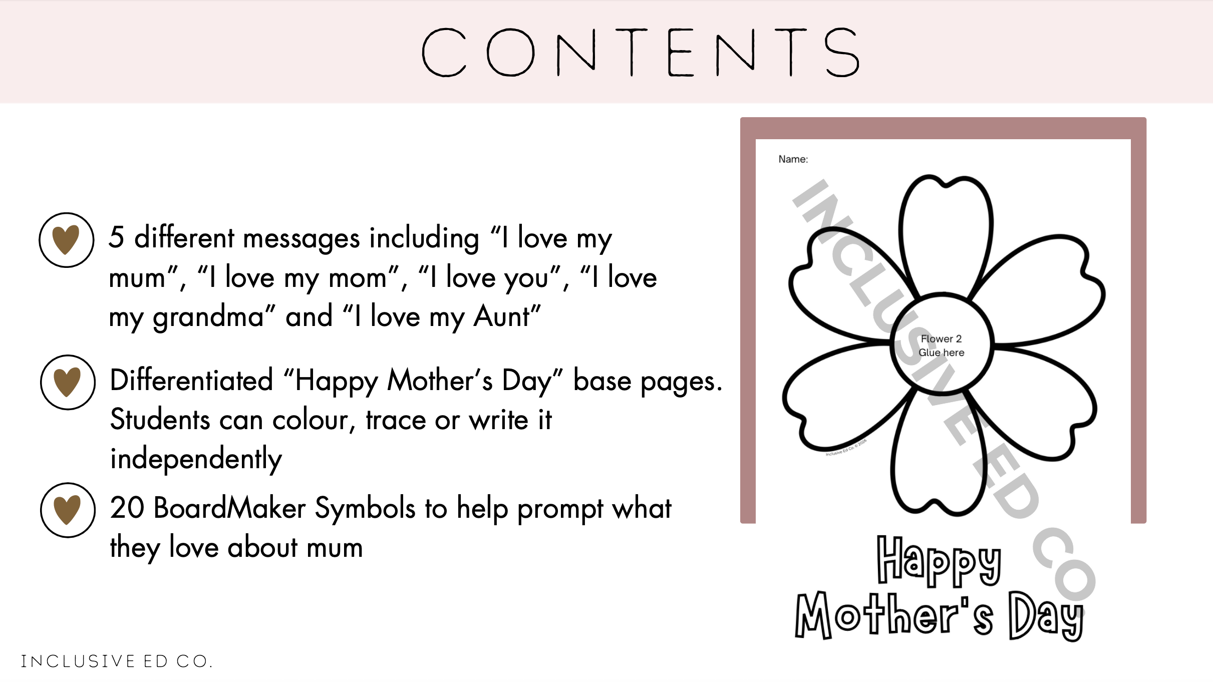 Mother’s Day Craft Activity | Mother's Day Flower Card | BoardMaker Symbols